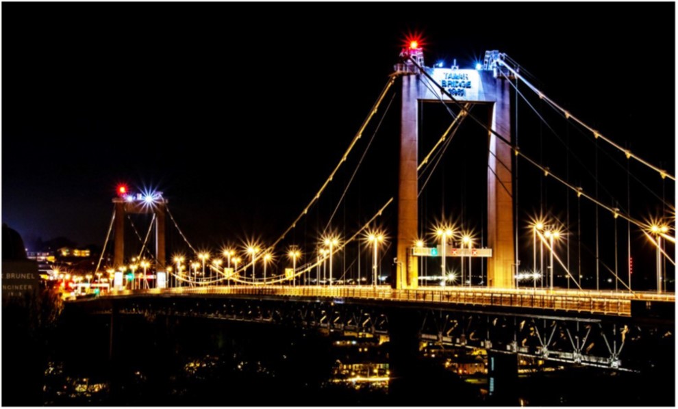 Alan. Bridge at Night