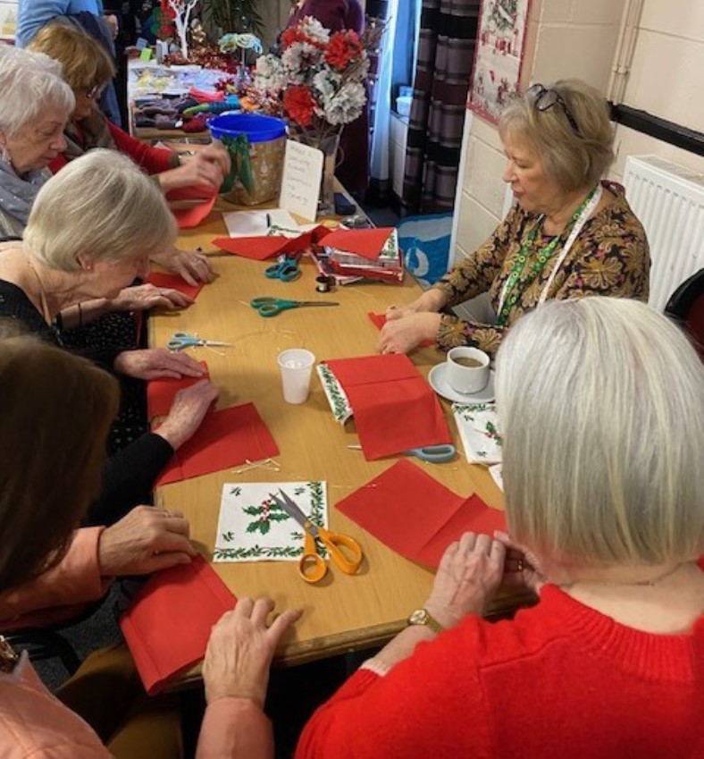 Craft group members.