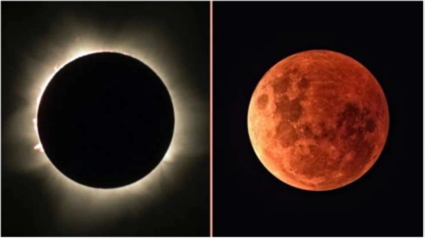Photos of an eclipse..