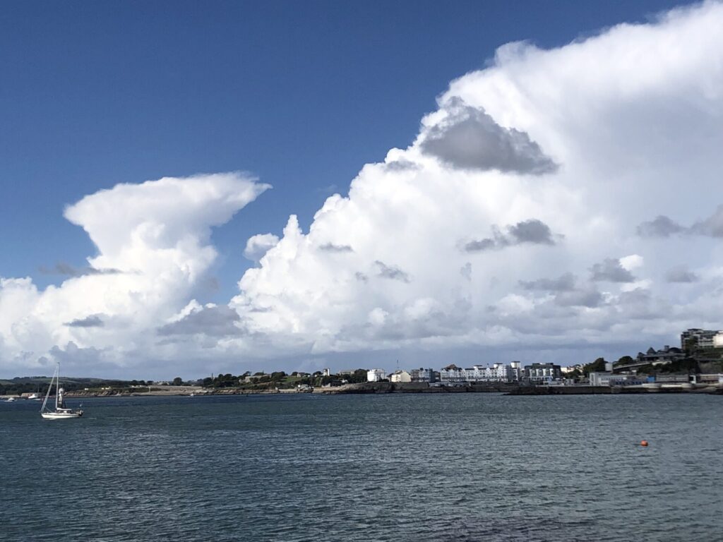 Photo of towering cumulus