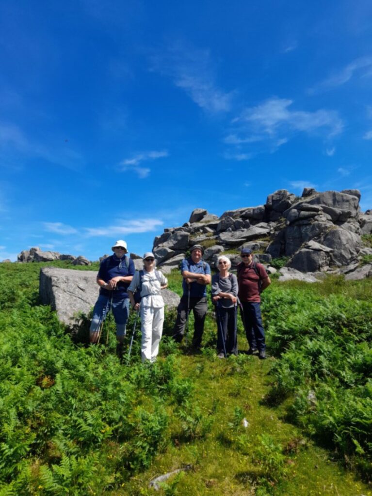 Walking group photo on Cadover walk.