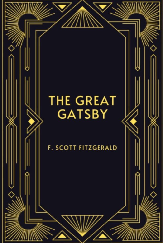 Book cover for the Great Gatsby