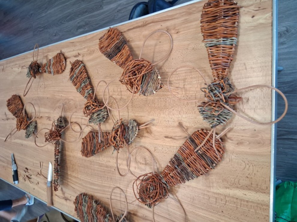 Photo of weaving.